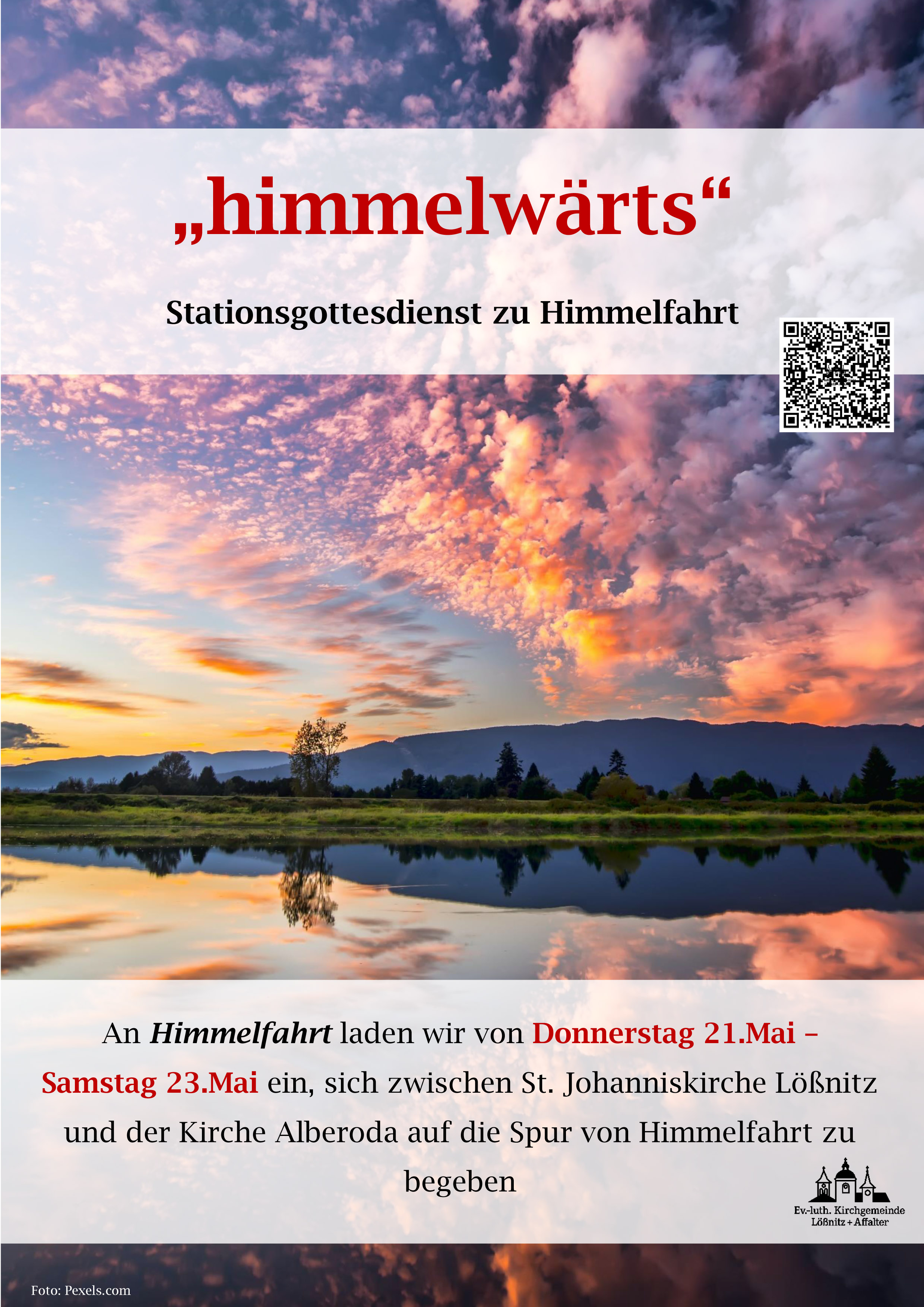 Plakat Stationsgottesdienst Himmelfahrt